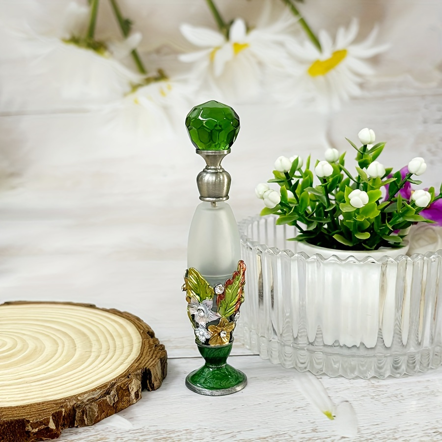 

Elegant 6ml Empty Perfume Bottle: Traditional Arabian Style, Perfect For Home Decoration Or As A Gift - Hand Wash Only