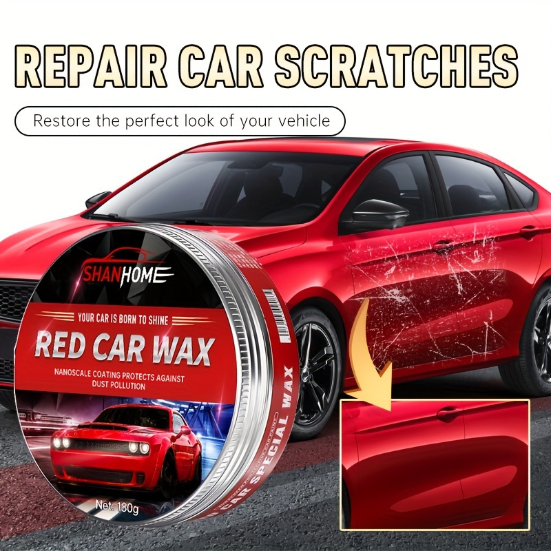 Car Wax Red Solid For Red Cars Car Wax Kit Cleaner Car - Temu