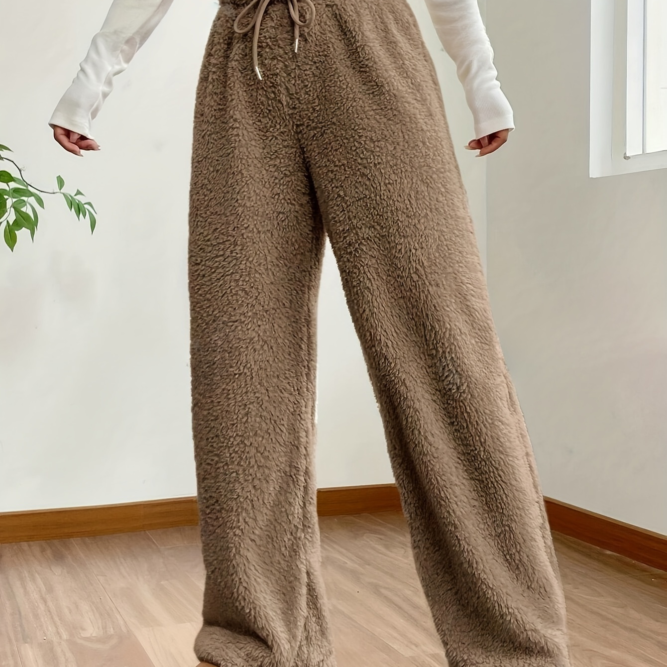 

Drawstring Waist Leg Pants, Pants For Fall & , Women's Clothing