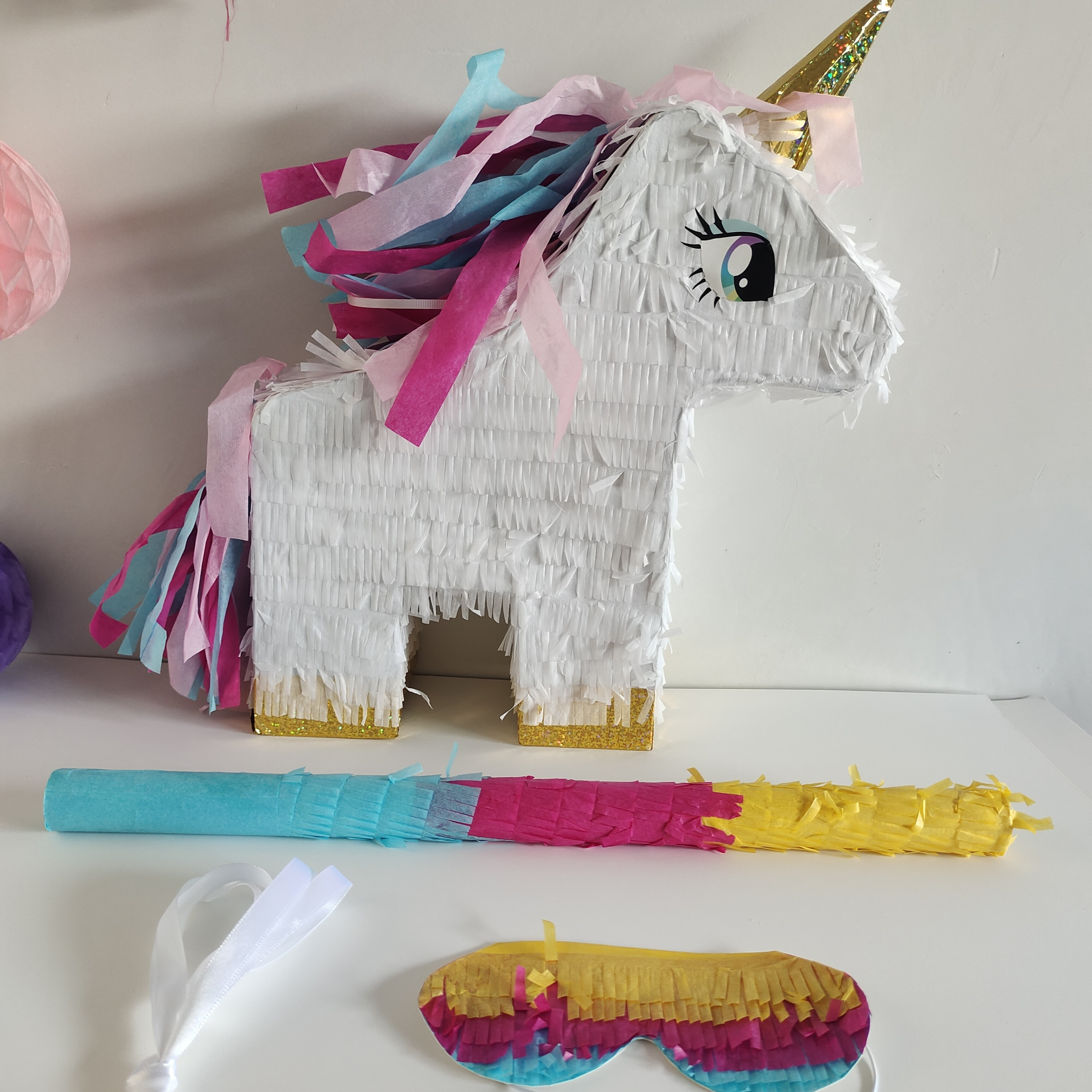 Big Size Unicorn Birthday Party Pinataskids Candy Gift - Temu