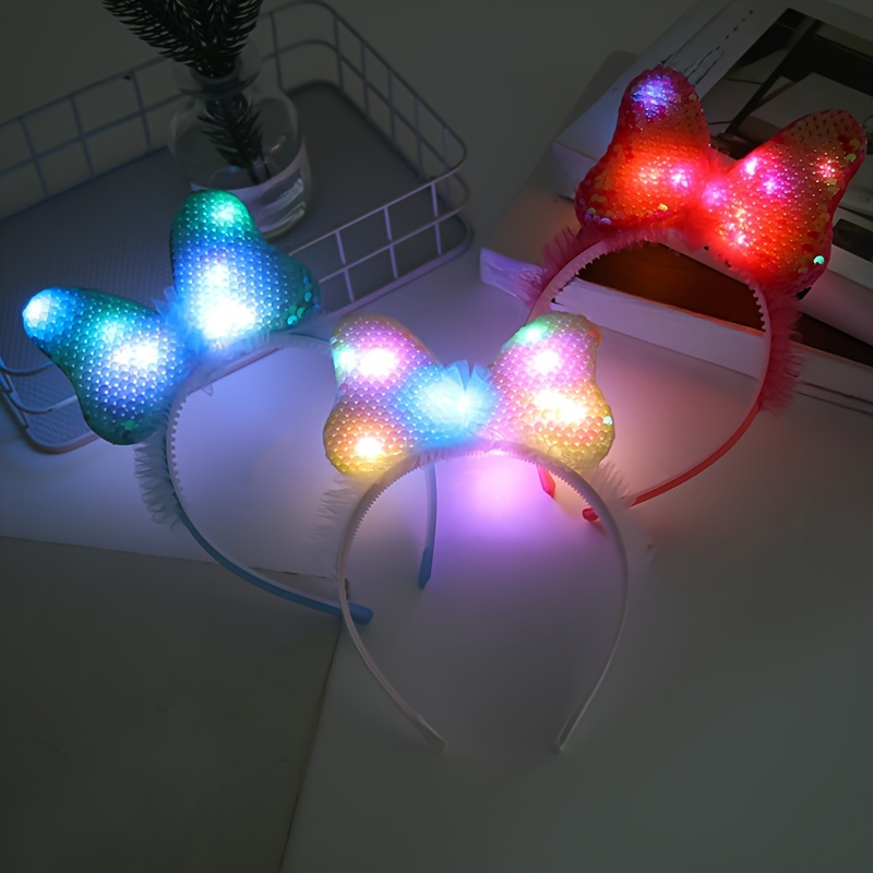 Bandeau LED Oreilles de Chat, Bandeau de Fête à LED LED Light Up Bandeau  Clignotant Bandeau Lumineux Chat Coiffe Lumineuse (Rouge) : :  Luminaires et Éclairage