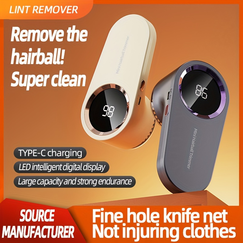 Portable Mini Lint Remover: Quickly Easily Remove Hair Balls - Temu Canada