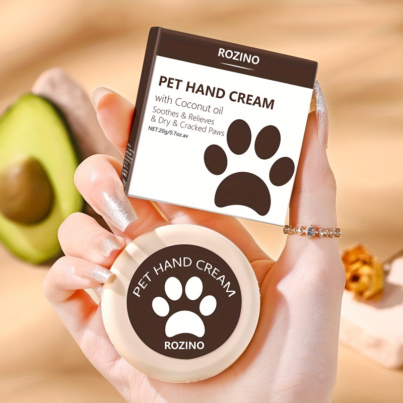 

Pet Paw Balm, 20g Coconut Oil Cat Paw Balm, Paw Cream Cats Dogs Nose Heals, Pet Paw Protection Against Heat, Hot Pavement