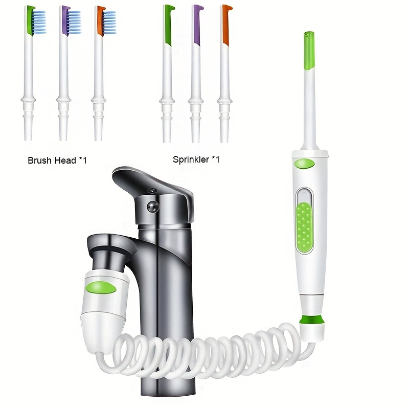 

Dual-purpose Toothbrush And Oral Irrigator Water Flosser, Water Flossers For Teeth, Teeth Brush Kit At Home And Travel