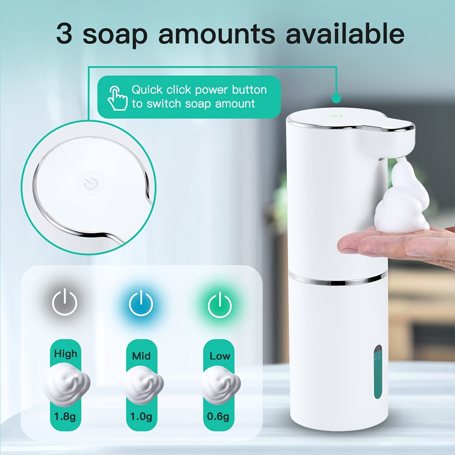 Automatic soap best sale pump