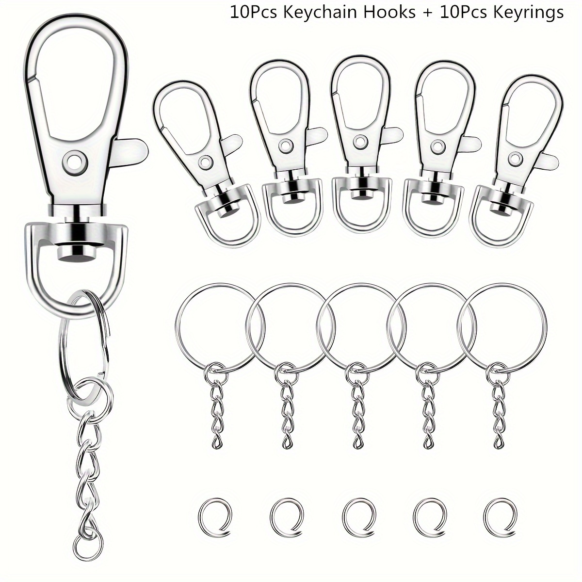 Keychain Swivel Snap Hook - Temu