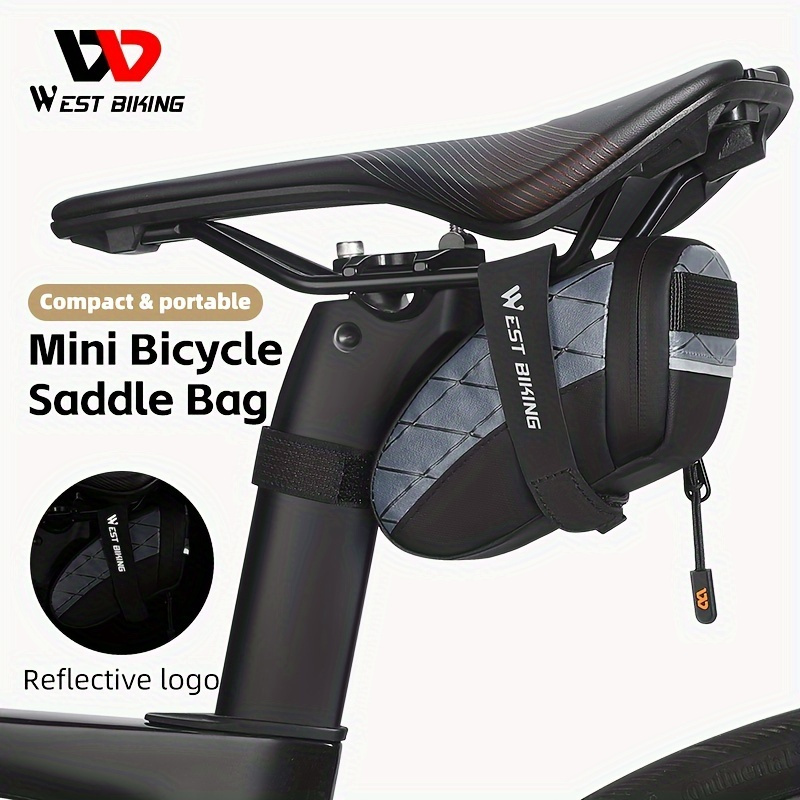 

Sac de de vÃ©lo BIKING rÃ©glable, matÃ© en PU, de sÃ©curitÃ© arriÃ¨re rÃ©flÃ©, capacitÃ© de 0,3L, sac de de vÃ©lo portable de feu arriÃ¨re VTT et vÃ©los de