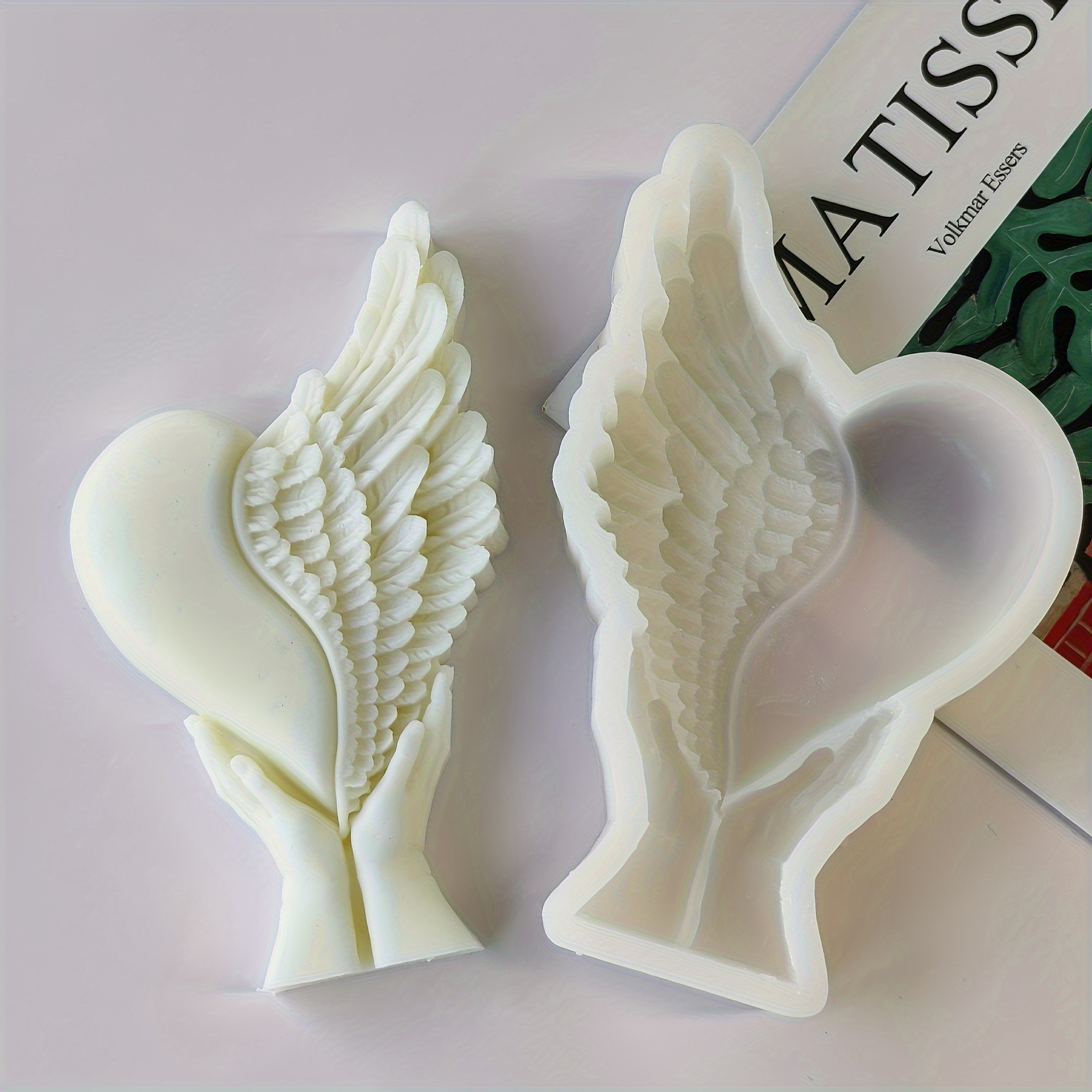 

Valentine's Heart With Silicone Molds For Candle Making, Diy Aromatherapy Plaster Crafts, Artistic Resin Casting Molds, Irregular Shaped Silicone Moulds For Home Decor And Gifting