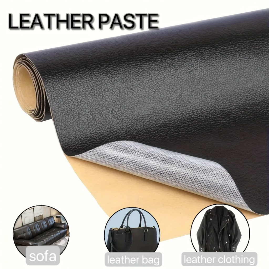 

1pc Large Size Multi Color Strong Self-adhesive Leather Sticker 35 * 137cm (13.78x53.94in) Diy Sticker For Car Interior Seats, Furniture Sofa Seats, Leather Shoes, Leather Jacket Refurbishment