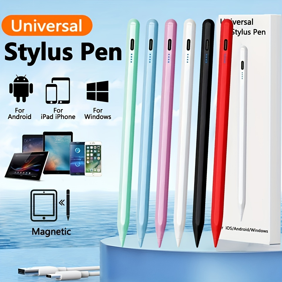 Stylus Pens for Touch Screens,Active Stylus Compatible with Apple,Magnetism  Cover Cap, Universal for iPhone/iPad Pro/Mini/Air/Android and Other Touch