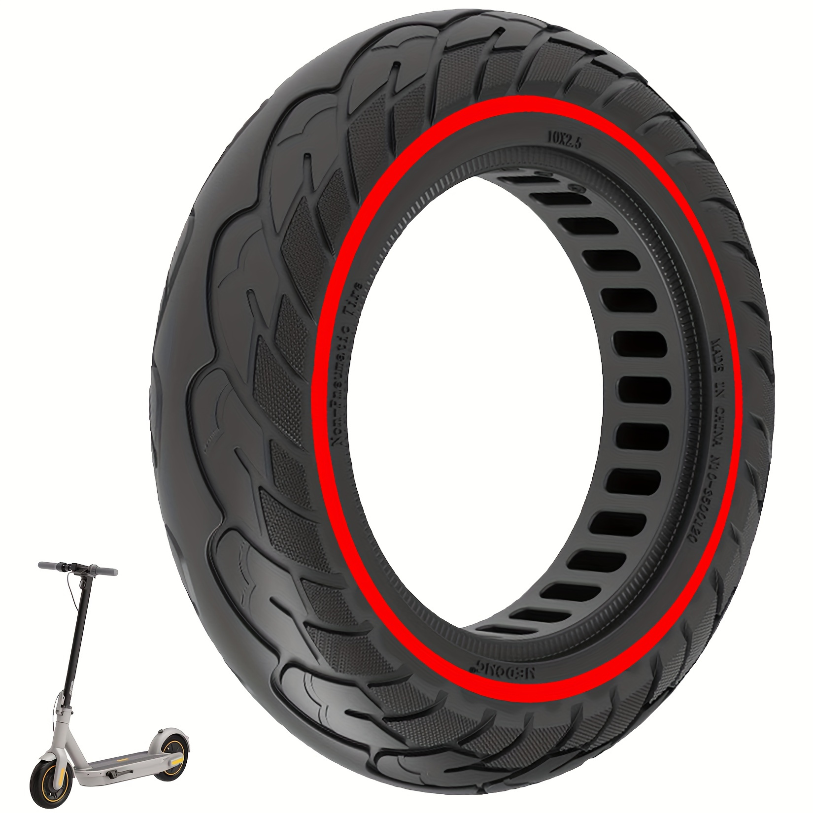 10 Inch Inflatable Inner And Outer Tire 10x2.5 Off Road Tyre 10x3
