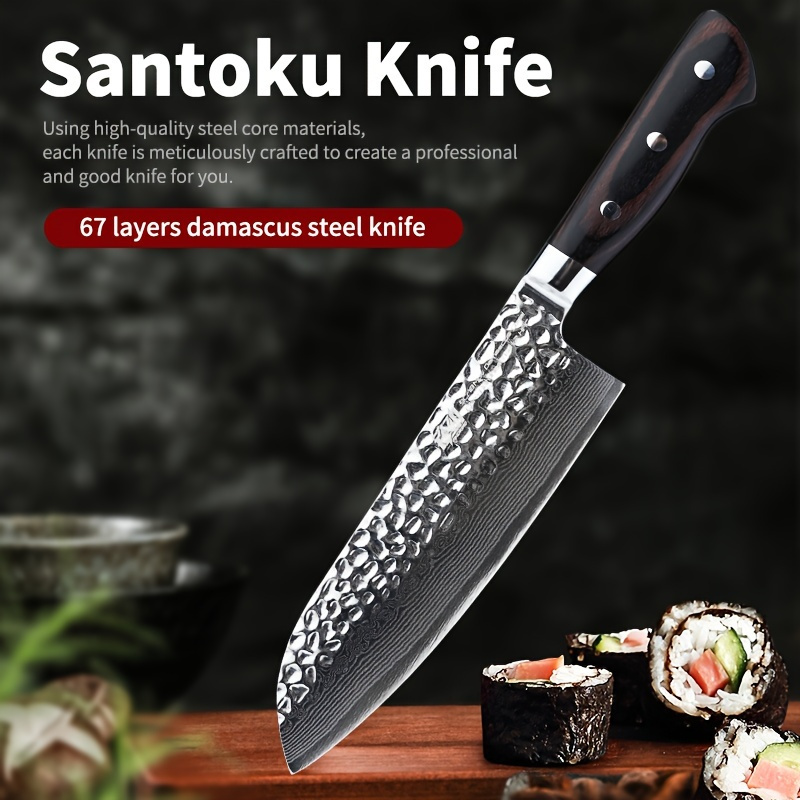 Kitchen Knife Set Professional Damascus Stainless Steel - Temu