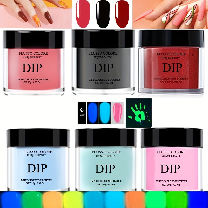 Dipping Nail Powder Set Orange Ombre DIP SYSTEM Starter Mermaid