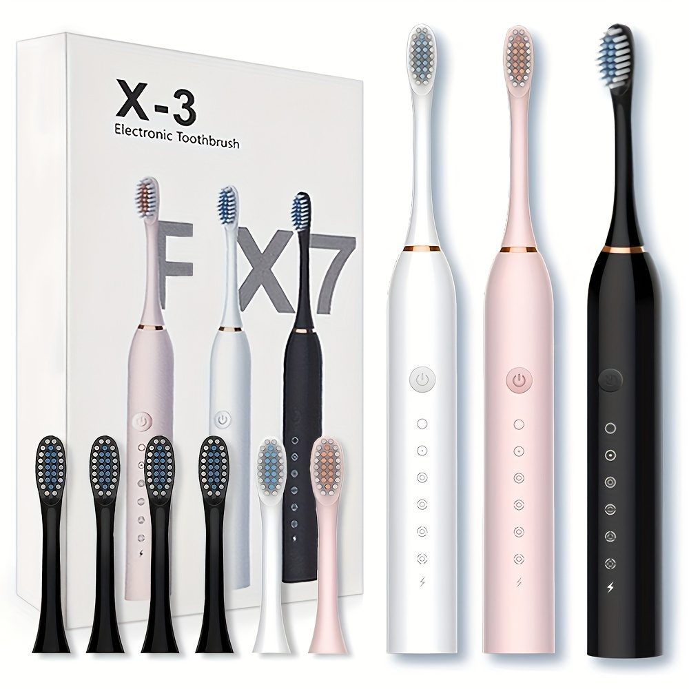 

Electronic Toothbrush With 5 Modes And Smart Timer - Perfect For Men And Women - Clean Teeth And Gums Effectively