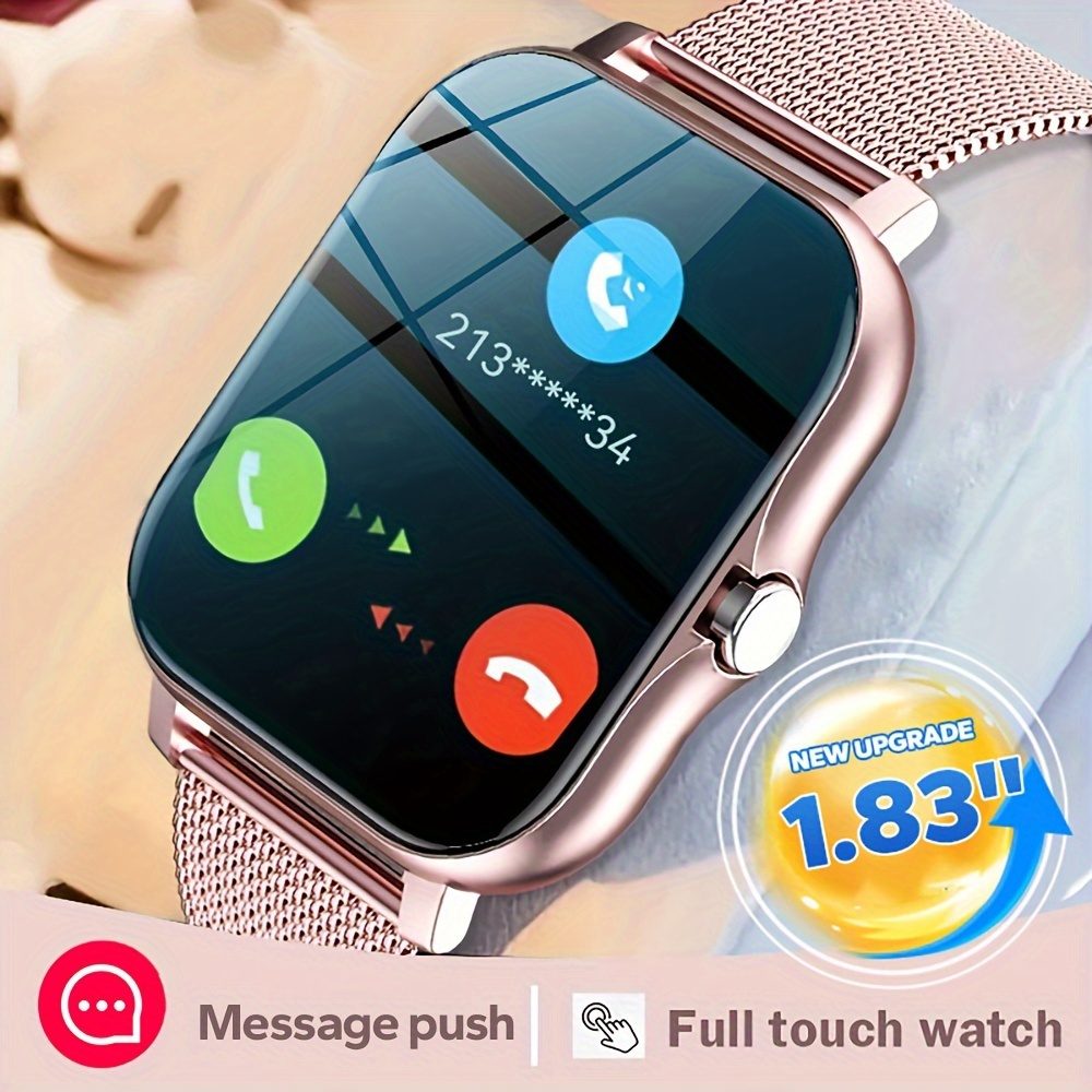 

2023 New Smart Watch 1.83"inch Wireless Calling/receiving Sedentary Reminder For Android Phones For Men&women Gifts For Boyfriends And Girlfriends
