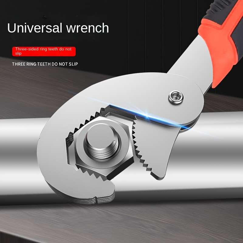 

Universal Wrench Multi-functional Large And Small Multi-purpose Adjustable Power Live Port Wrench Quick Opening Pipe Pliers Universal Wrench