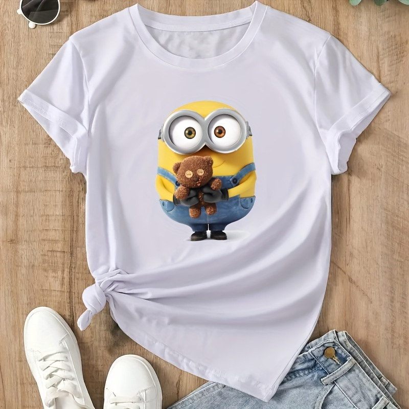 

[customer ] Minions Cartoon Heat Transfer Sticker - 1pc, Easy For Laptops, T-shirts & More!