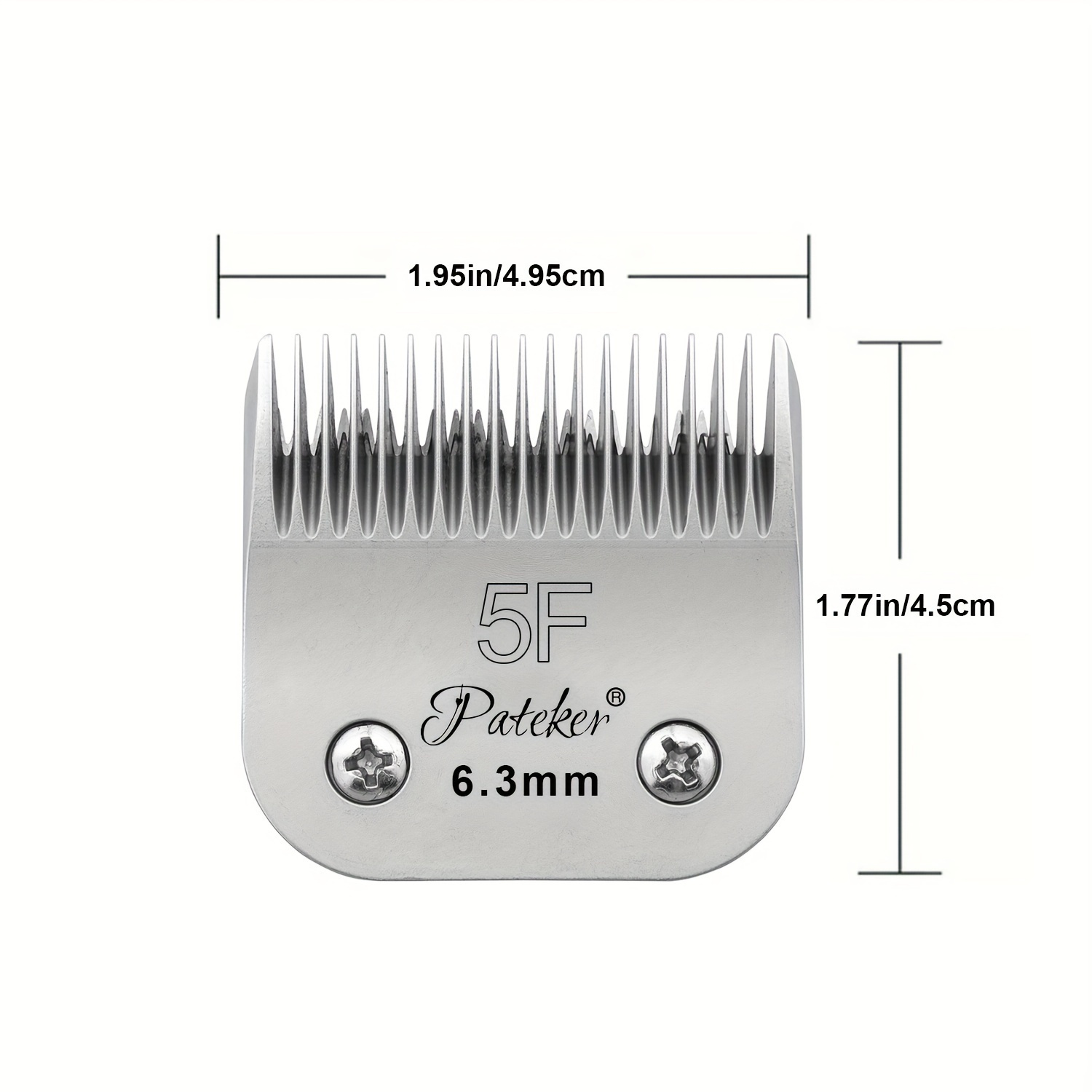 Lame Rimovibili Per Tosatrice Per Animali Da 6,3 Mm - Compatibile Con  Andis, Oster E - Ottieni Facilmente Un Taglio Liscio E Preciso Con La Lama  5F - Temu Italy