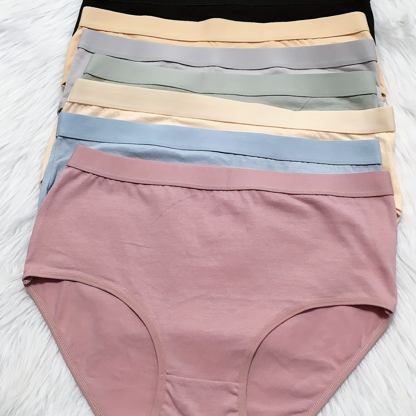 

7- 's -waist Briefs, , , , Underwear For , Ladies' Panties