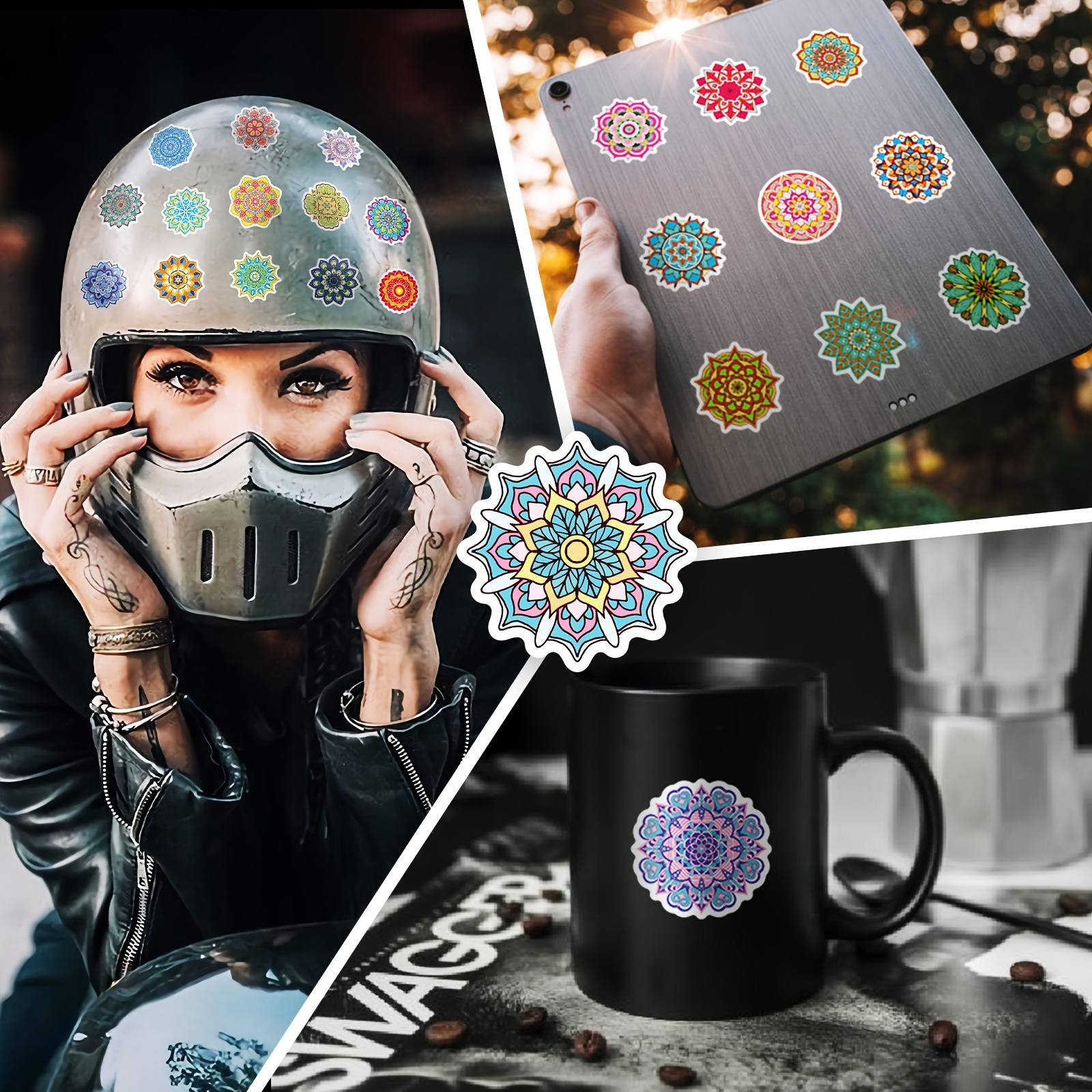 300 Pezzi Adesivi per Scrapbooking, Adesivi Farfalla e Fiori, Impermeabili e Trasparenti, Decorativi per Fai da Te Diario Album Calendario Taccuini Artigianato