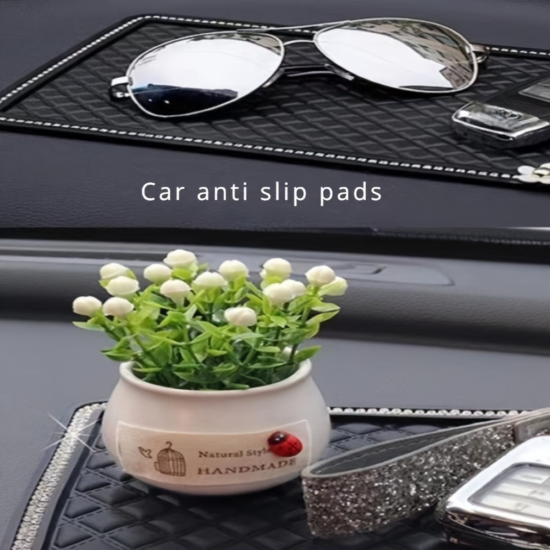 

[popular ] Bling Diamond-inlaid Anti-slip Mat For Cars - Non-slip Pad For Phones, Glasses & Perfume Accessories, Car , Mobile Phone Glasses Perfume Accessories