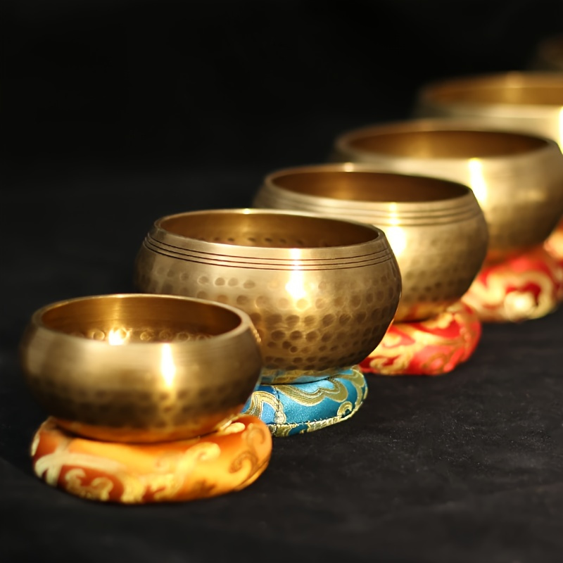 Singing Bowls Set 100% Hand hammered Sound Bowl Meditation - Temu United  Arab Emirates