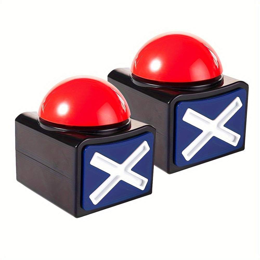 

Xl Buzzer Alarm Button With Sound And Light Trivia Quiz Game