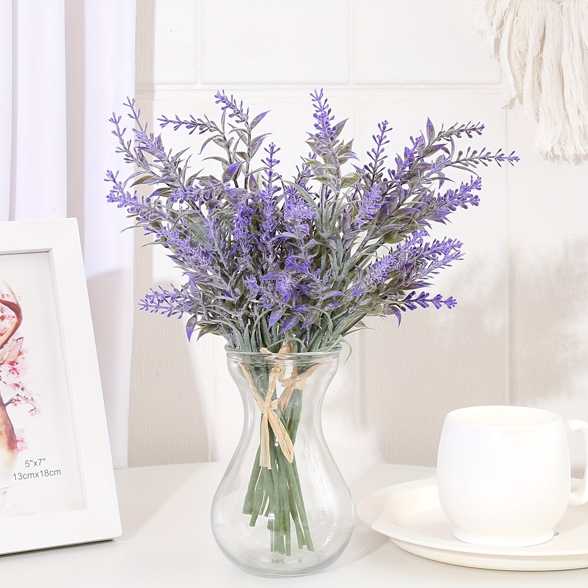 

's Day Lavender - Plastic Purple Lavender Bouquet For , , Decoration Container (1 )