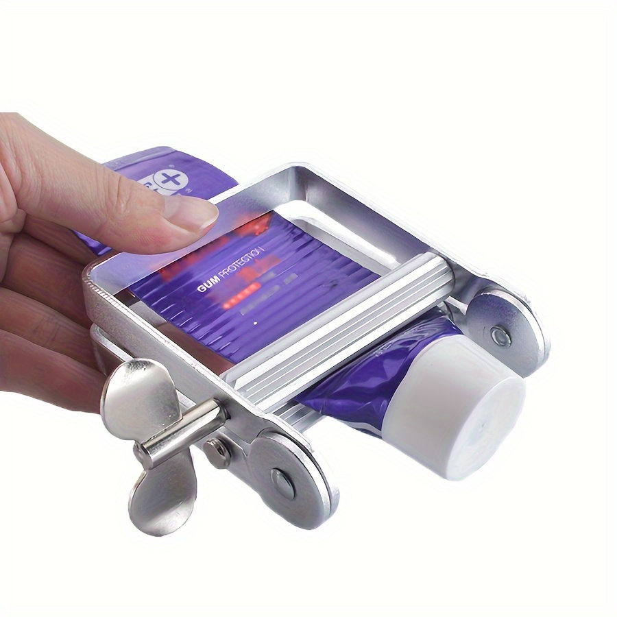 

A Lazy Essential Tool For Toothpaste, Toothpaste Squeezer, Is A Manual Aluminum-plastic Tube Press Stick For Hand Cream.