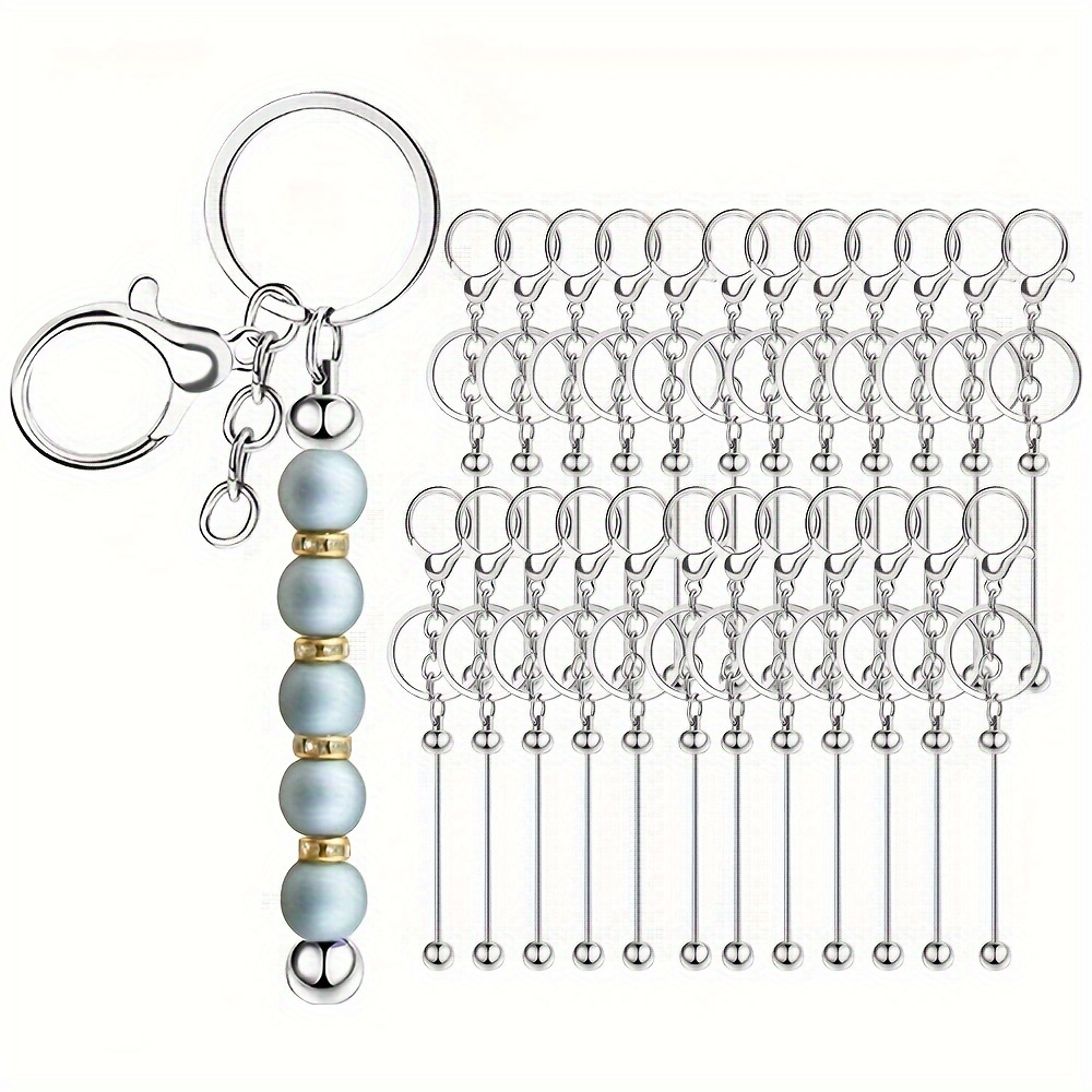 6pcs High Quality Ball Chain Key Chain Tag Ball Chain 15mm Long Chain 2mm  Ball Cothes Chain