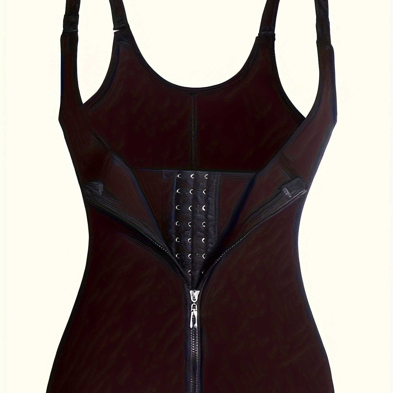 Floral Lace Shaping Bodysuit, Sexy Scallop Trim V Neck Slimming Body