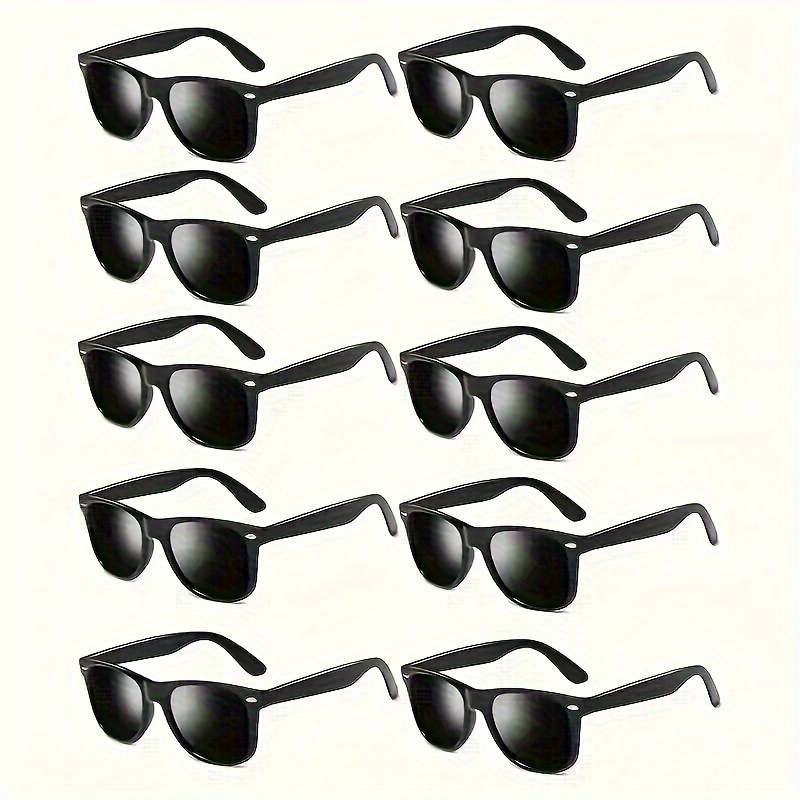 

10 Pcs Vintage Sporty For Women, Pc Frame, Ac Mirror Lenses For Bridesmaids And Groomsmen