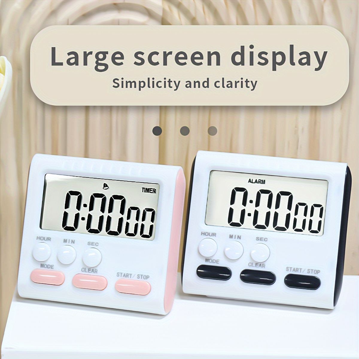 

1pc, Timer, Digital Kitchen Timer, Magnetic Countdown Up Cooking Timer, Magnet And Stand Timer, Timer For Teachers, Magnetic Digital Timer, Kitchen Accessaries