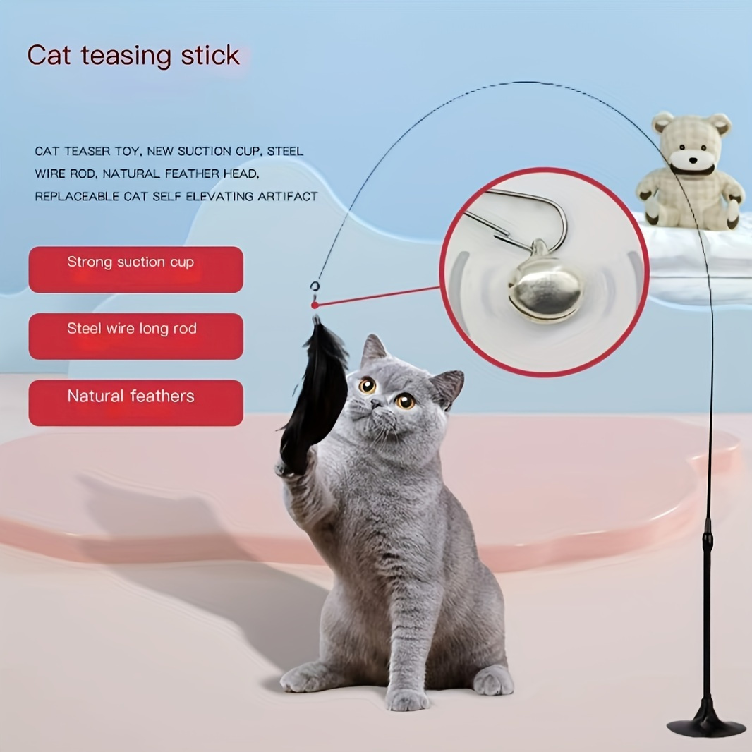 

Interactive Cat Toy Cup , Teaser, Steel Rod, Unpowered -