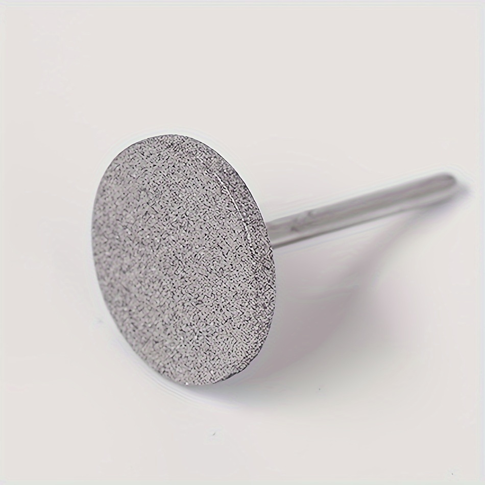 

1pc Diamond Metal Drill Bits Pedicure Disc Bit For Dead Skin Callus Electric Foot File Callus Remover 20mm Shaft For Nail Salon
