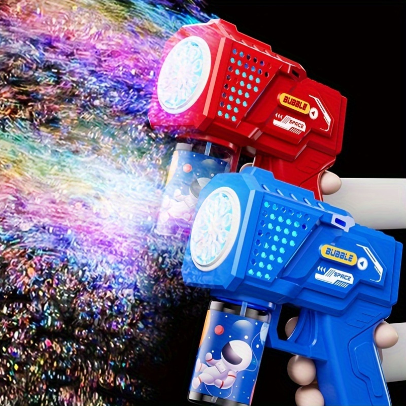 

Bubble Space Gun: Battery Operated, Suitable For Ages 3-6, No Batteries Or Bubble Water Included, Ideal For Summer Fun And Festive Gifts