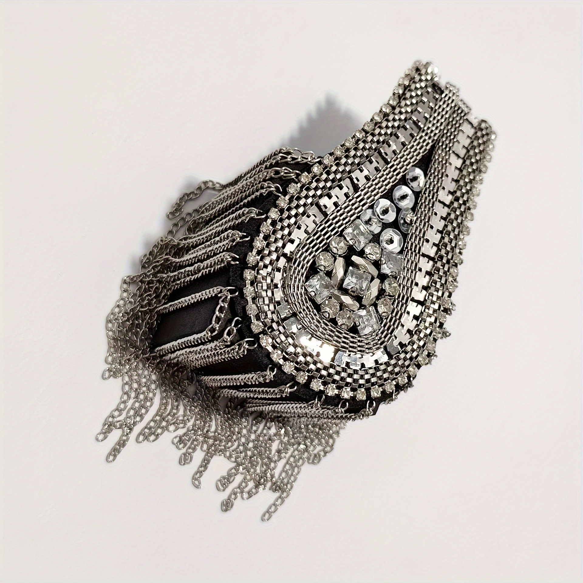 

Embellished Epaulette Brooch, Shoulder Decoration For And Clubwear.