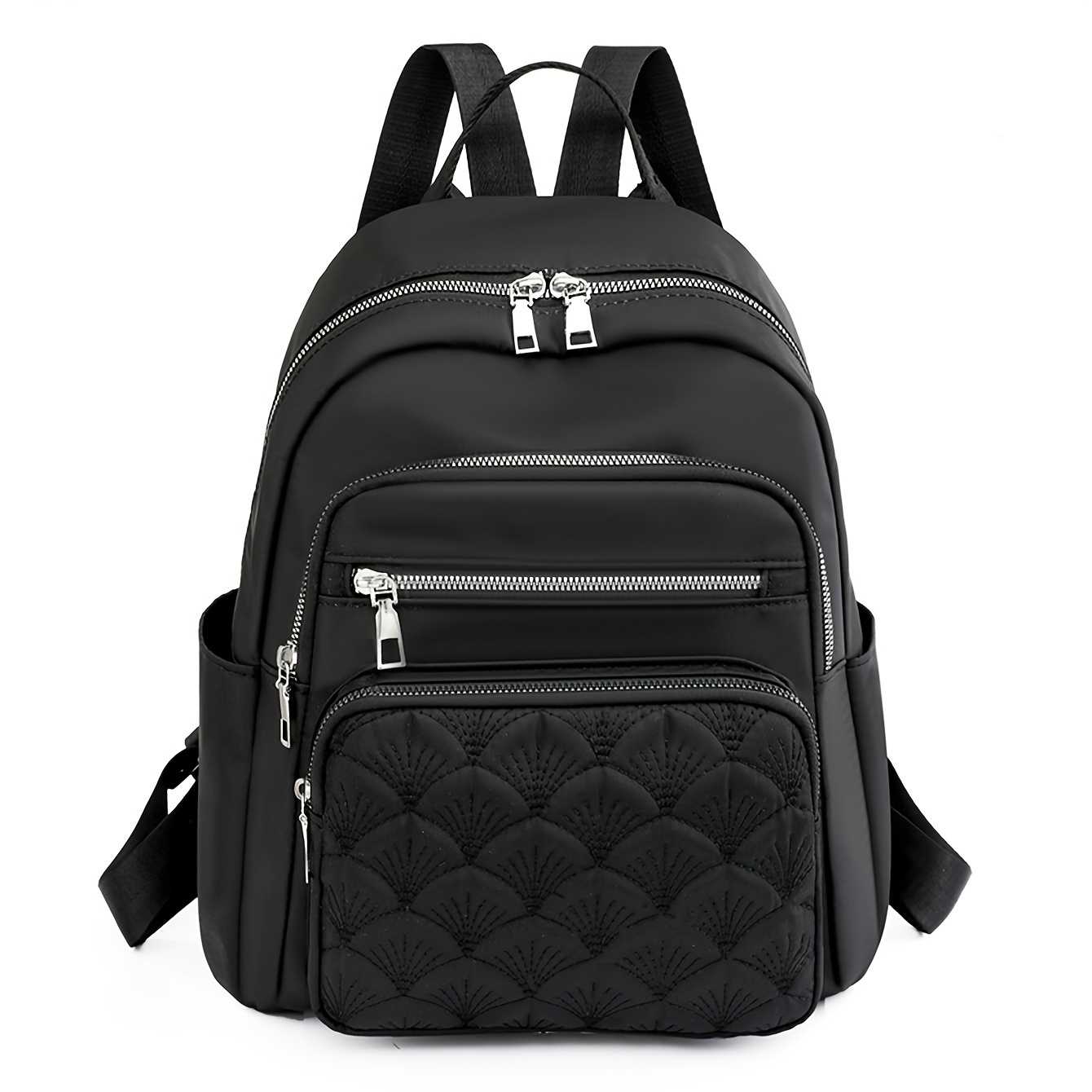 

1pc Fashion Travel Small Backpack, Waterproof Versatile Lightweight Multi-layer Zipper Travel Backpack