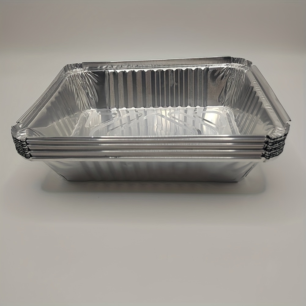 [10] Aluminum Pans 9x13 Disposable Foil Pans Half Size Steam Table Shallow  Aluminum Trays Heavy Duty Tin Foil Disposable Pans, Bakeware, Lasagna Pan