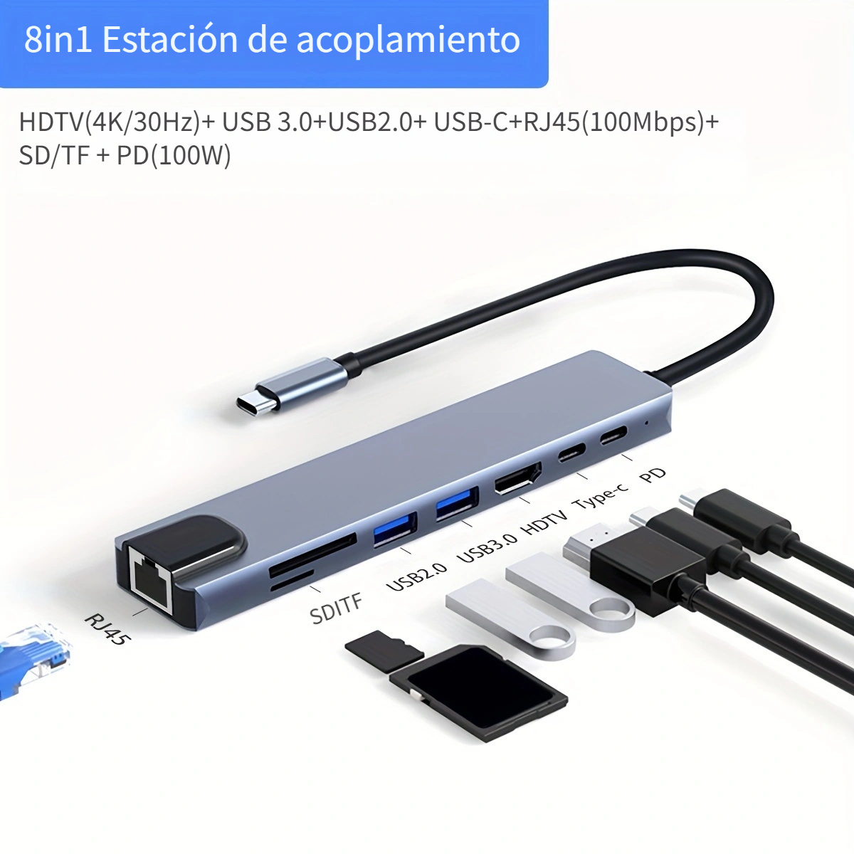 Hub Usb C 4 in 1 Usb 3.0 Usb 2.0 Adattatore Usbc A Usb A - Temu Italy