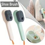 1pc Shoe Brush With Liquid, Multi-functional Shoe Brush, Press-Type Multi-functional Cleaning Brush