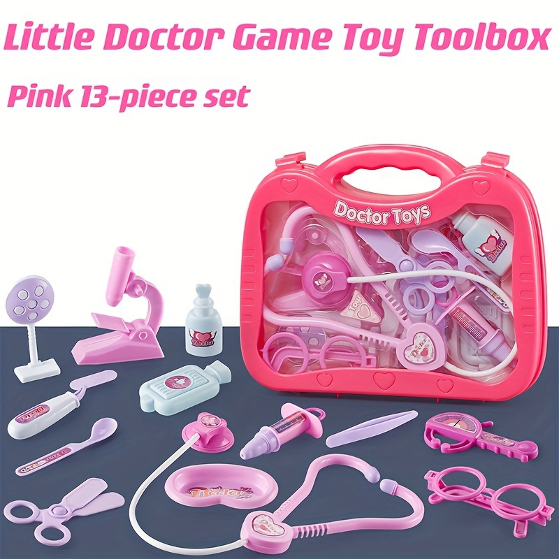 Set De Doctor Juguete Little Doctor Niños 6 Pcs Estetoscopio