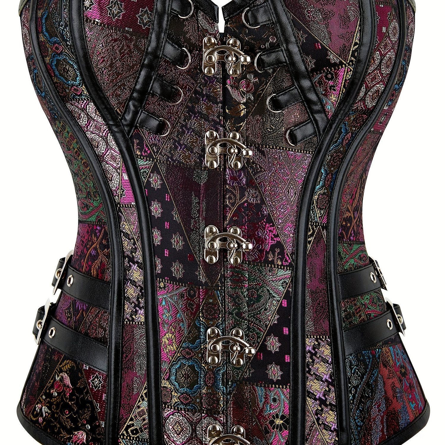 Sleeveless batik corset bustier – The Kroskel bustier by kroskel