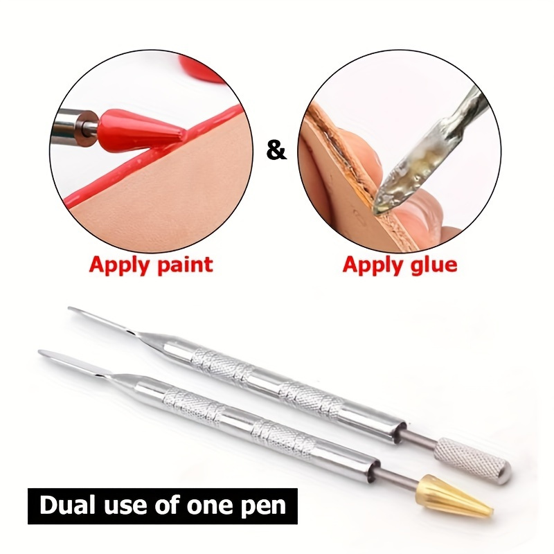 

Diy Handmade Double-headed Edge Oil Pen Multi-functional Edge Oil Pen Dual-purpose Oil Edge Pen Sticky Glue Oil Edge Sealing Tool