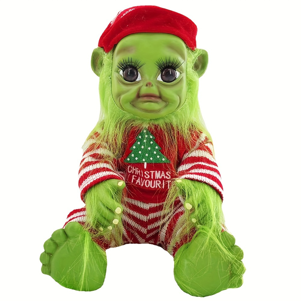 The Grinchs Funny Grinch Stuffed Cute Toy Pillow Cartoon Childrens Rag Doll  Gift