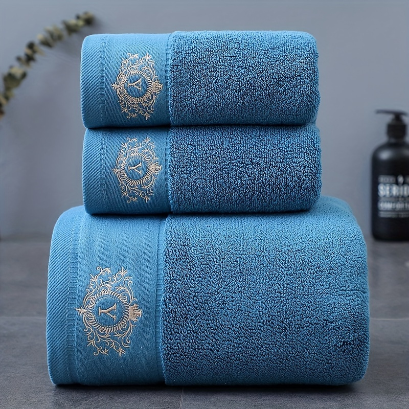 

2pcs Pure Cotton Towels + 1pc Bath Towel Adult Towel Three-piece Set