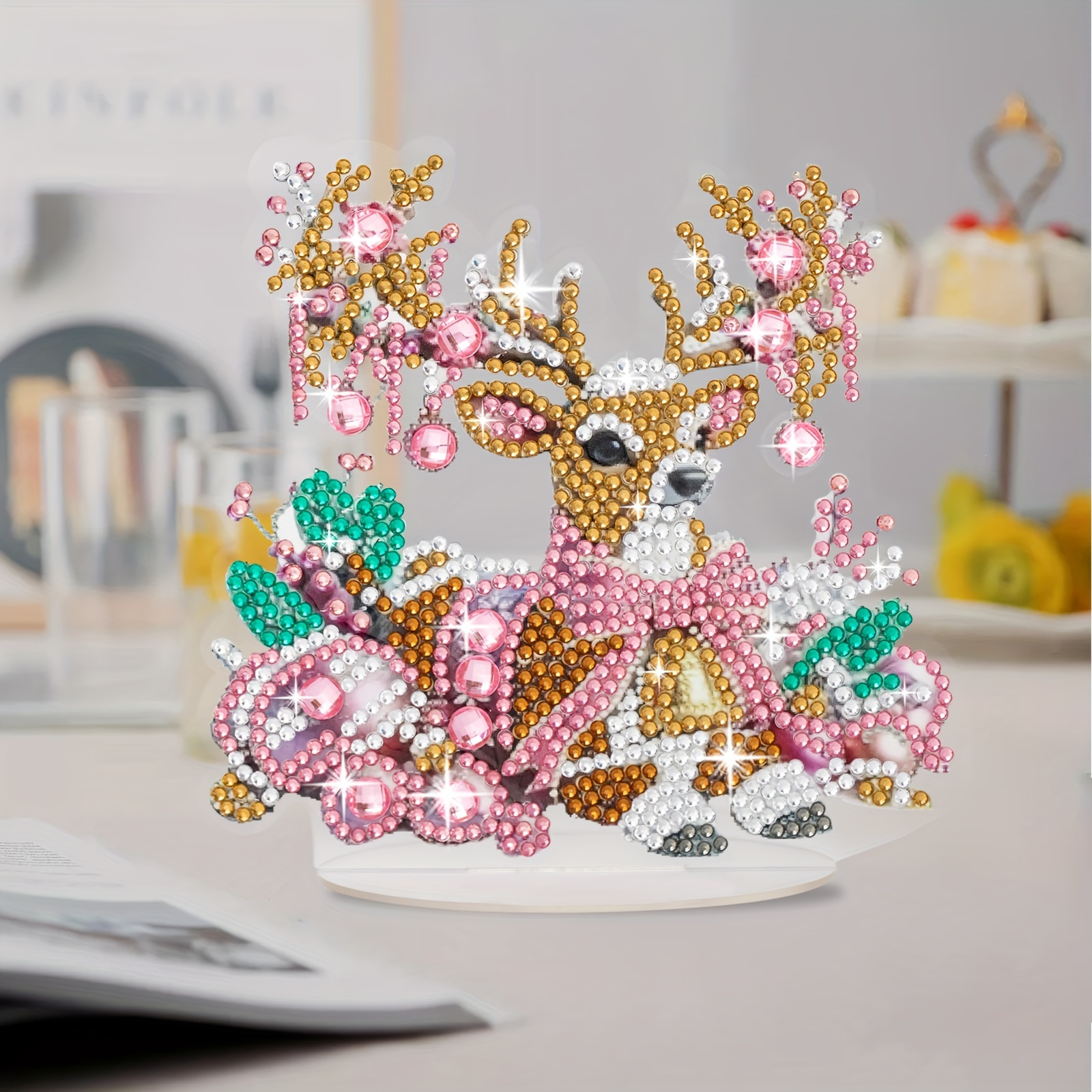 

[ ] Unique Diamond Art Kit - Diy Set , Decor & , Christmas For