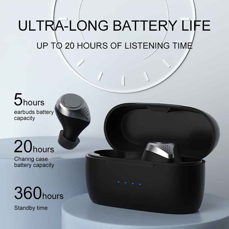 

In-ear Tws Wireless Headphones, Bean Noise Reduction Headphones, Business In-ear Button Subwoofer Call, Ultra-long Battery Life, For /android Mobile Phone Can Enjoy Music Anytime And Anywhere