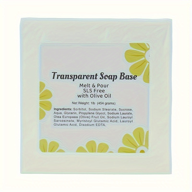 

Transparent Soap Base, Premium Glycerin Soap Base, Handmade Soap With Natural Olive Oil, Moisturizing Melt And Pour Soap Base For Soap Making