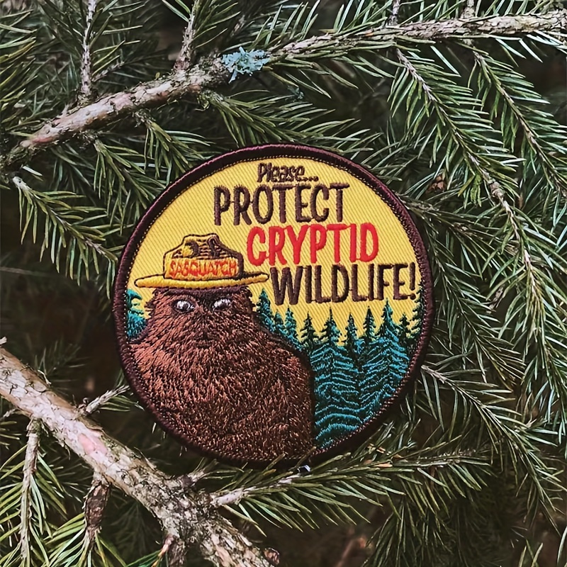 

Wildlife! Sasquatch Patch - 3.25in (8.255cm) - Embroidered Patches - Artwork & Crafts - Sewing Supplies - Embroidery - Badges & Patches